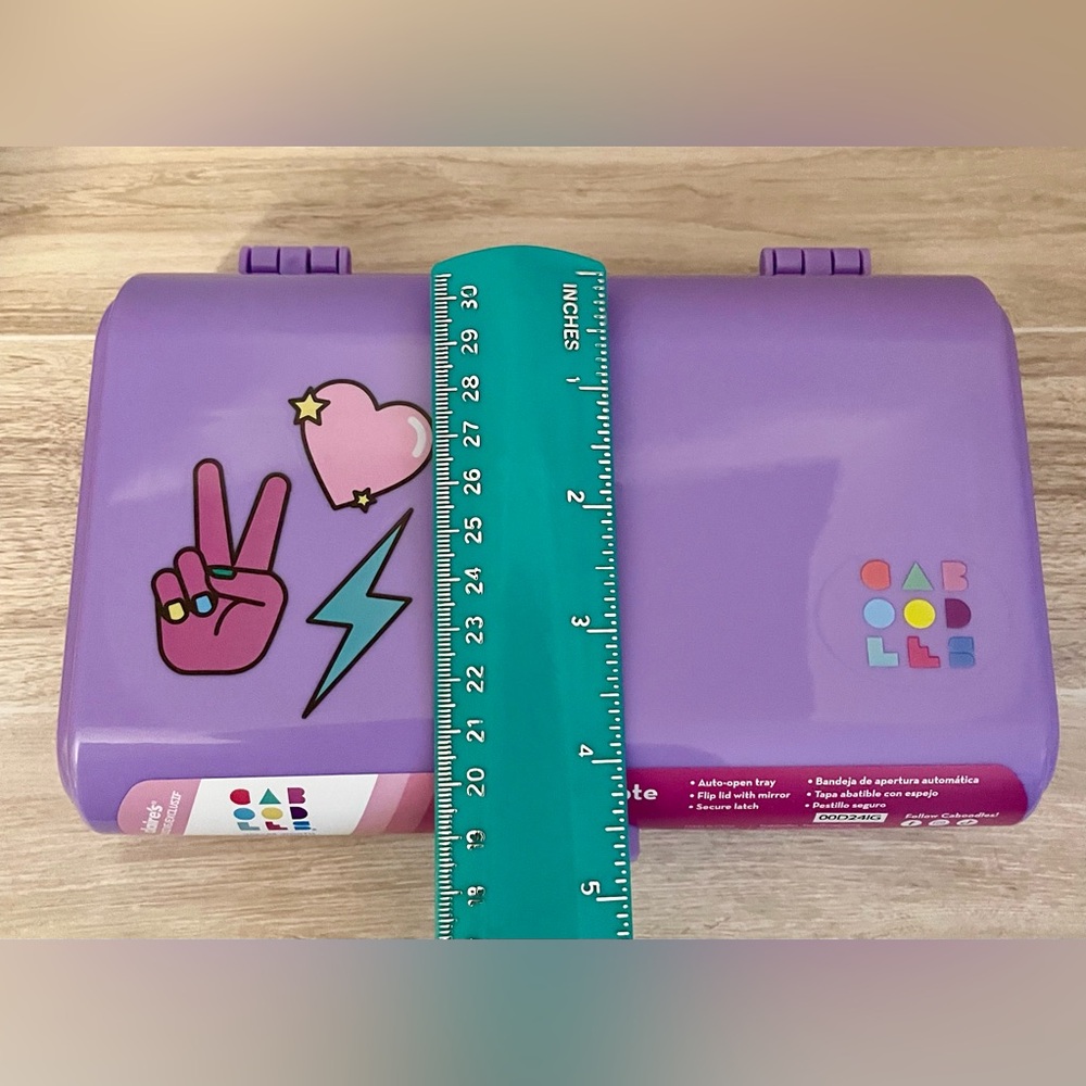 Caboodle Purple Take it Tote- NWT - Picture 3 of 10